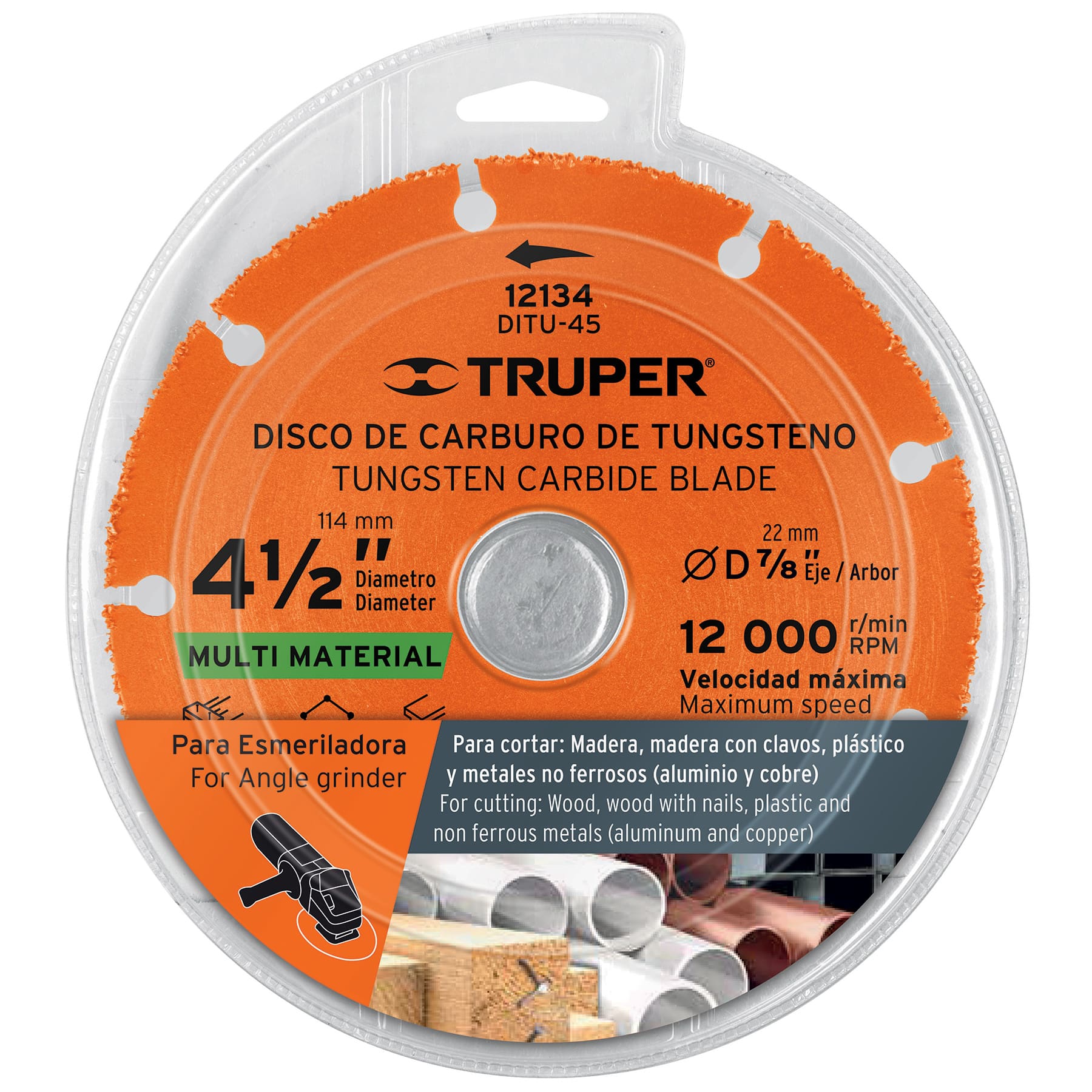 Disco Carburo De Tungsteno 412truper Materiales Cred